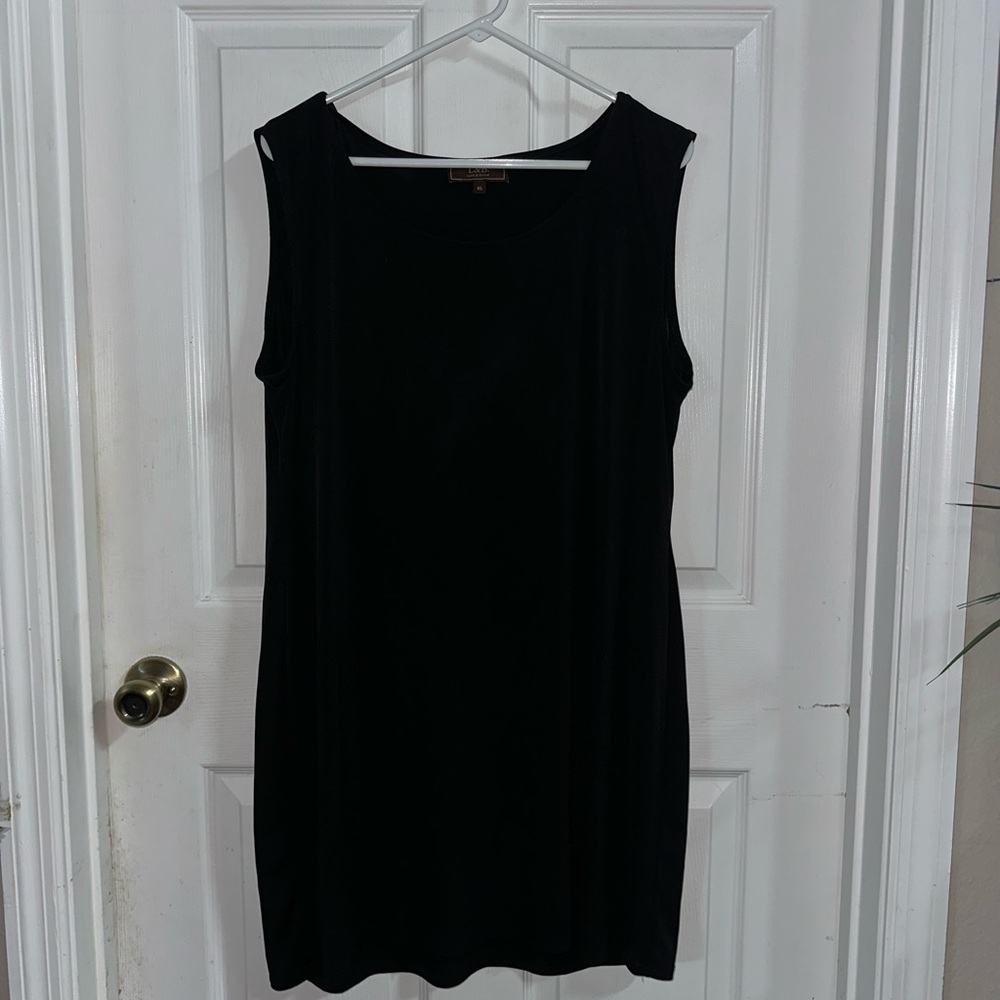 Black Sleeveless L&B Dress XL